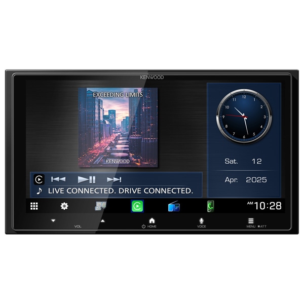 ケンウッド USB/Bluetoothレシーバー MP3/WMA/AAC/WAV/FLAC対応　6.9V型 ディスプレイオーディオ DMX7525S