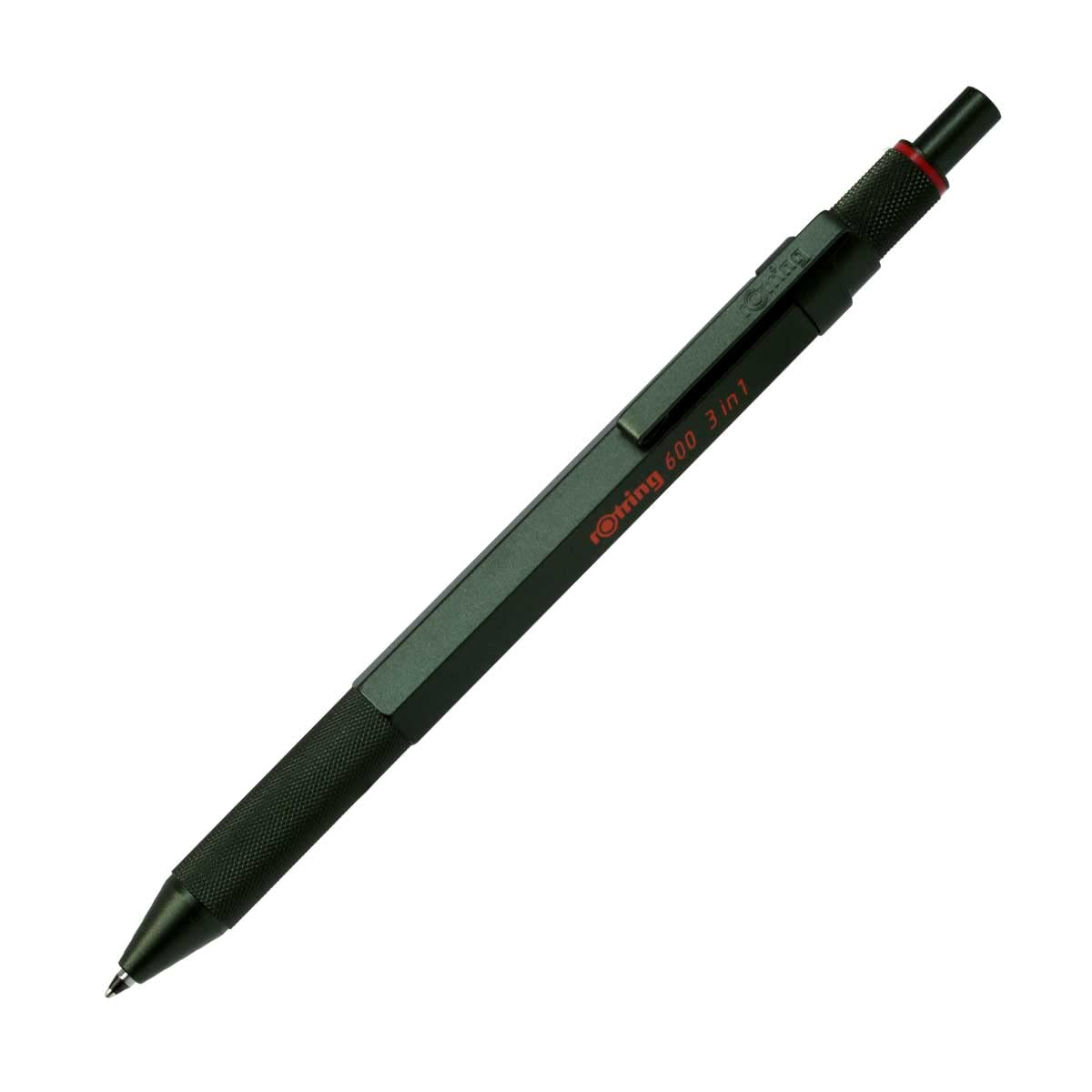 ロットリング(Rotring) マルチペン カモフラージュグリーン 600 3in1 2159368 rOtring シャーペン 高級筆記具 文房具 ドイツ製 製図 ペン プロ用 ボールペン