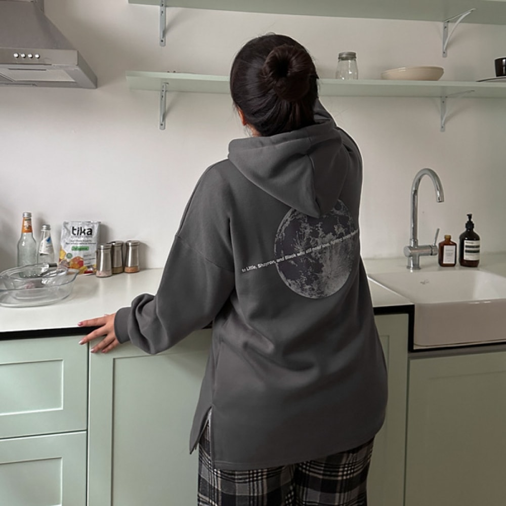 (JSTYLEのイーブレット) イーブレットエルベロン起毛パーカーロングTシャツ Jスタイル