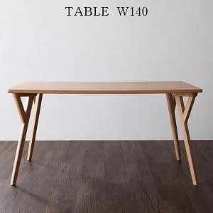 [組立設置付]北欧モダンデザインダイニングシリーズ [ルートロワ] ダイニングテーブル単品 W140 ナチュラル
