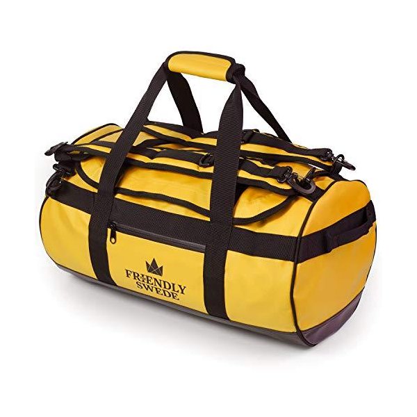 The Friendly Swede Duffel bag with Backpack Straps for Gym， Travel and Sports - SANDHAMN Duffle Wate