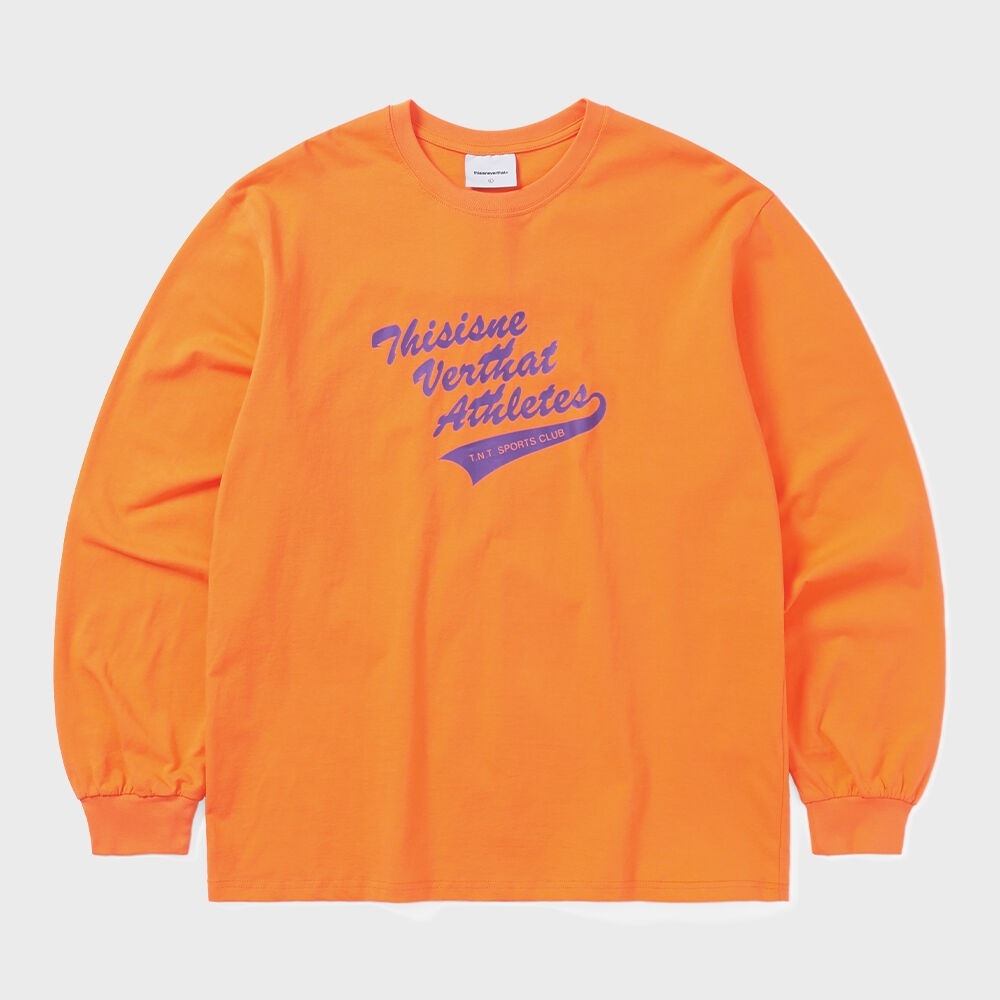 This Never Save L/S ティーオレンジ
