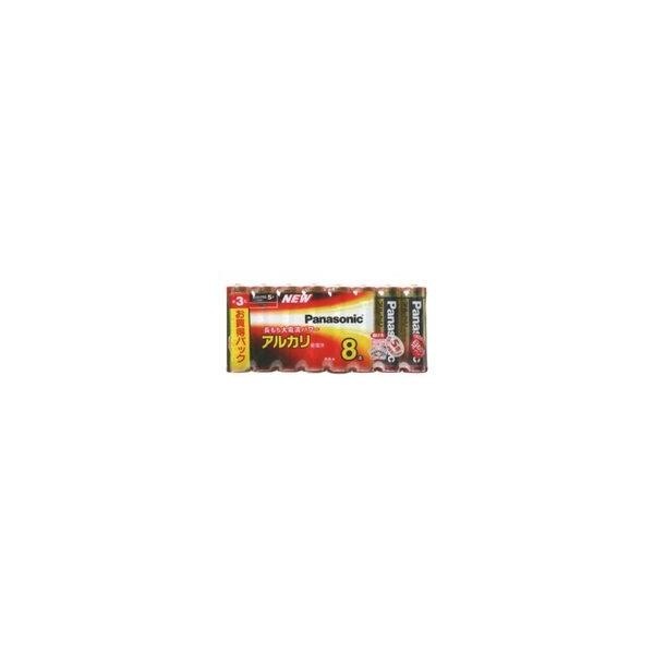 6個セット/Panasonic パナソニック アルカリ乾電池 単3形 8本パック LR6XJ/8SW