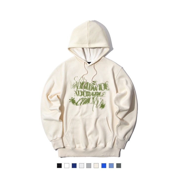 ADORABLE 起毛 フード Tシャツ HOODIE (SPH4-4SP125)