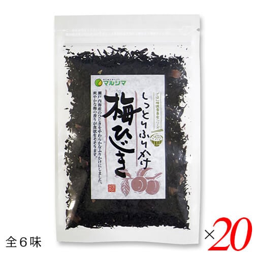ふりかけ 無添加 ギフト マルシマ しっとりふりかけ 40g 全６種 ２０袋セット