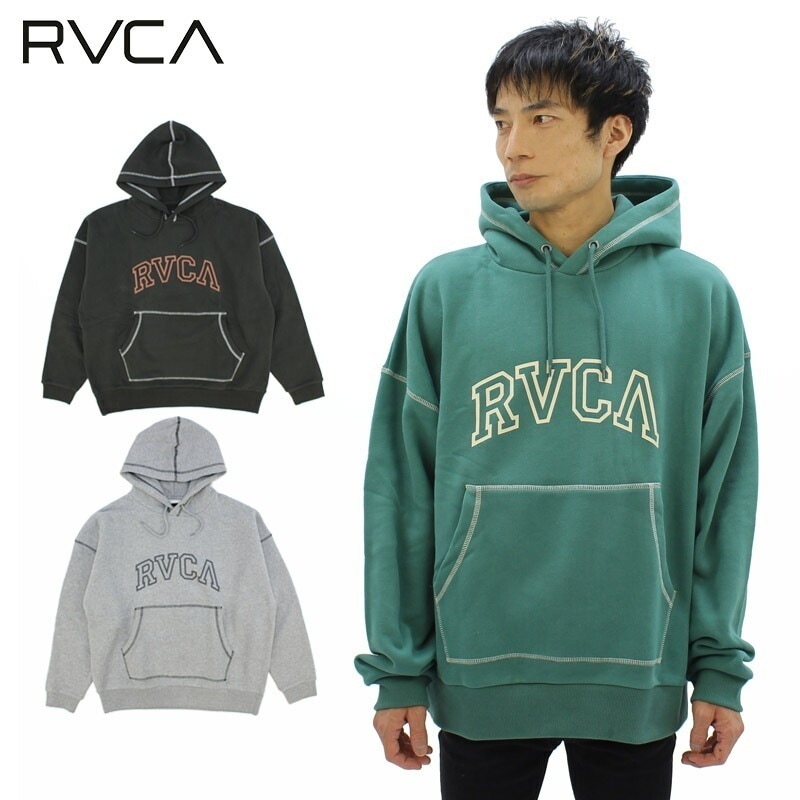 ルーカ ARCHED HOODIE (bc042-044)メンズ プルオーバーパーカー トップス パーカー フード 男性用