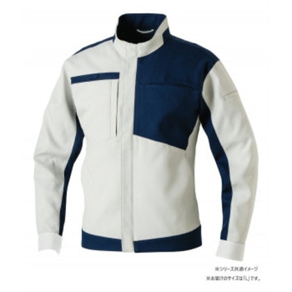 桑和 9522-00 長袖ブルゾン Lサイズ シルバーグレー(22) SOWA