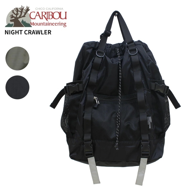 カリブー マウンテニアリング 2WAYトートバッグ CARIBOU Mountaineering ナイト クローラー NIGHT CRAWLER バックパック アウトドア CB7-AC-6/CB2