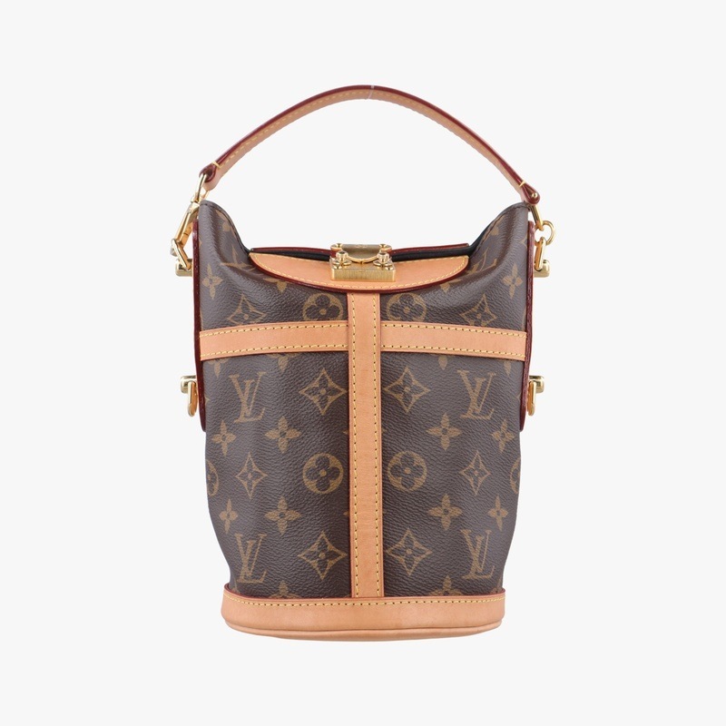 ダッフルモノグラム/ブラウン系モノグラムキャンバスM43587ICチップ中古