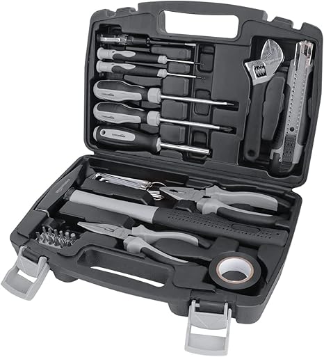 Amazonベーシック 工具セット 家庭用 32個入 ブラック/グレー
