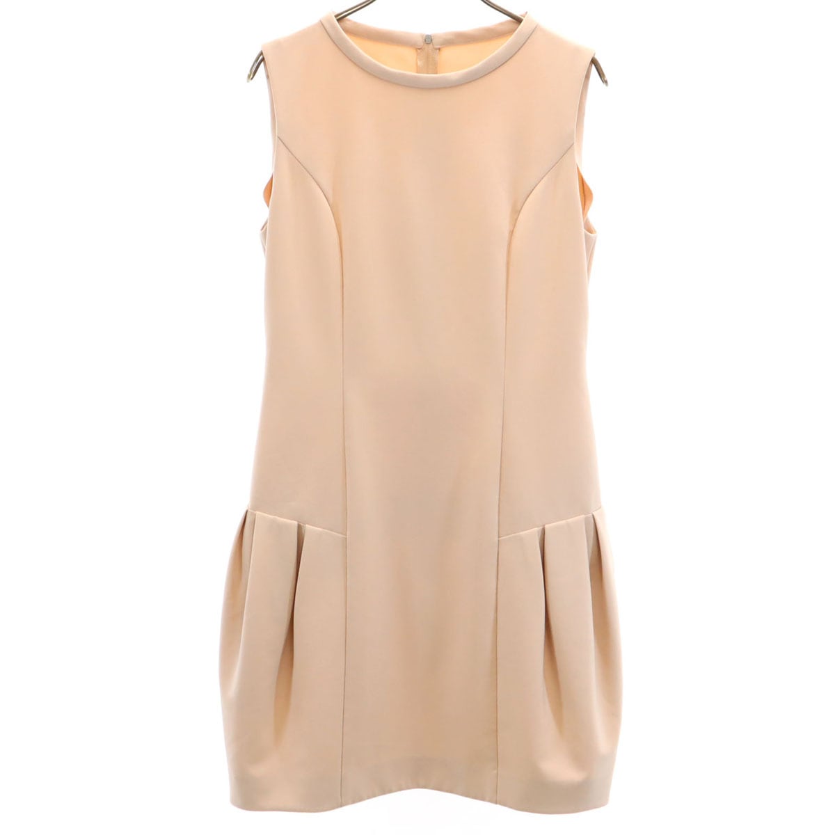 FOXEY NEW YORK フォクシーニューヨーク 日本製 ノースリーブ ミニワンピース 40 ピンク系 レディース 古着