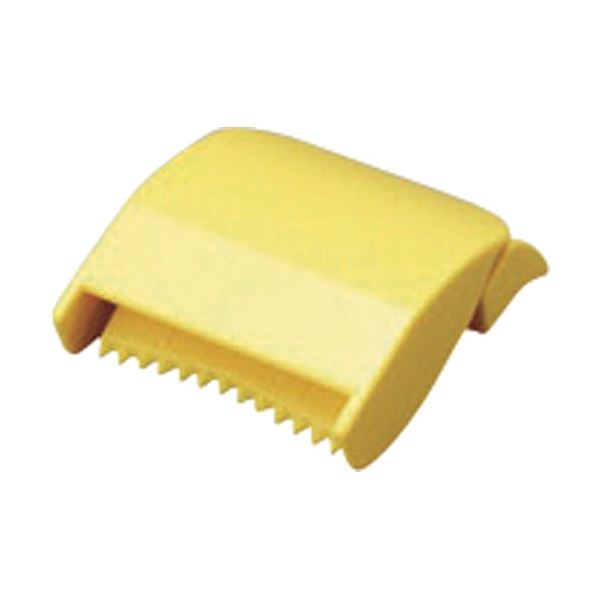 （まとめ）積水化学工業 クラフトテープ 専用カッター 50mm幅 イエロー 1個[x50]