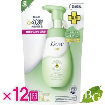 【送料無料】ダヴ Dove ニキビケア クリーミー泡洗顔料 詰替 125ml12個セット