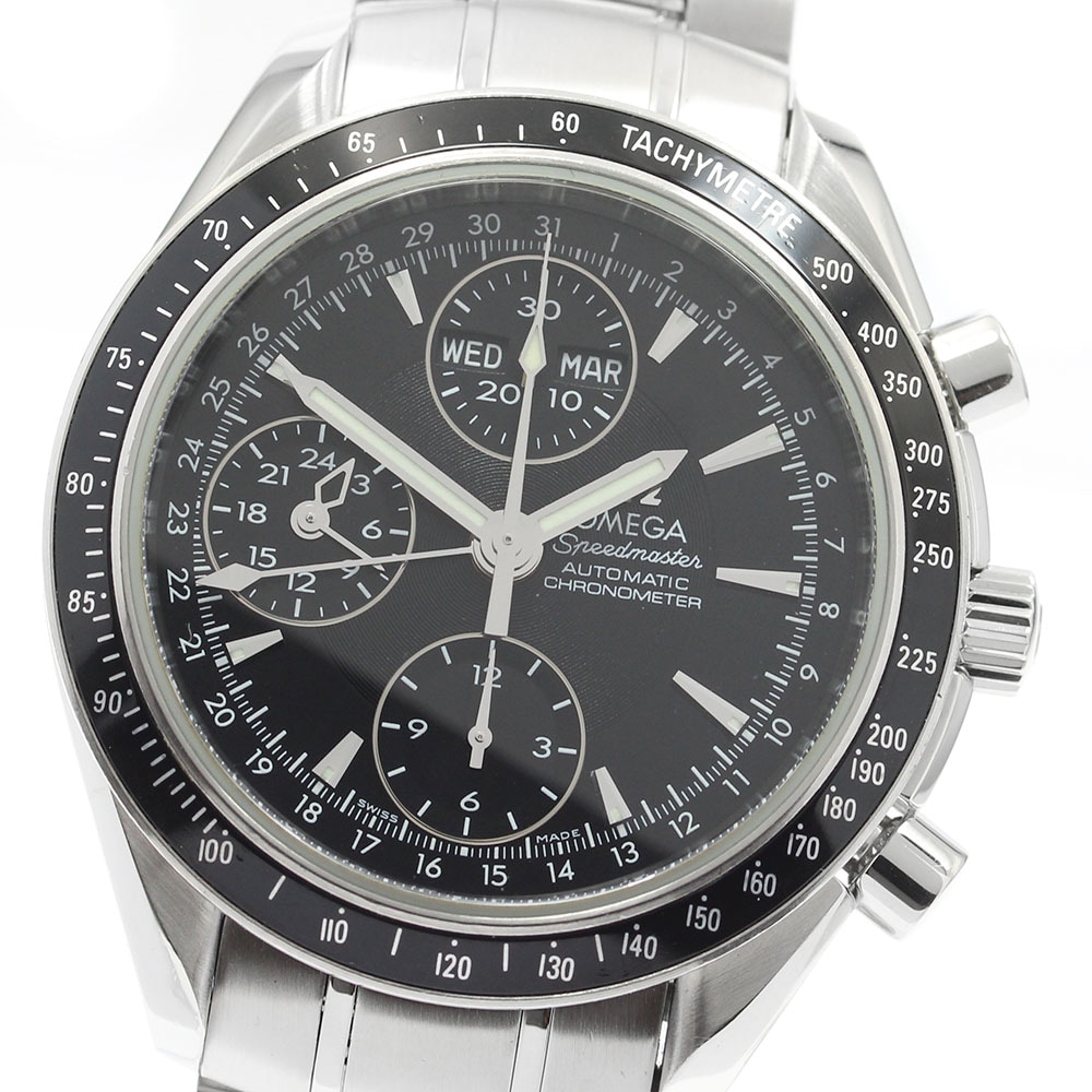 オメガ OMEGA 3220.50 スピードマスター トリプルカレンダー 自動巻き メンズ 保証書付き_891479【中古】