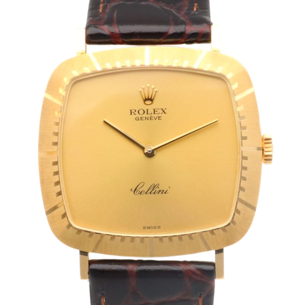 ロレックス チェリーニ 腕時計 18金 K18イエローゴールド 4084 手巻き 1年保証 ROLEX 中古