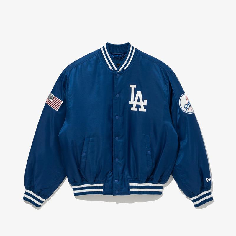 MLB LA ドジャース オーセンティック スタジアム ジャケット ブルー 14742069