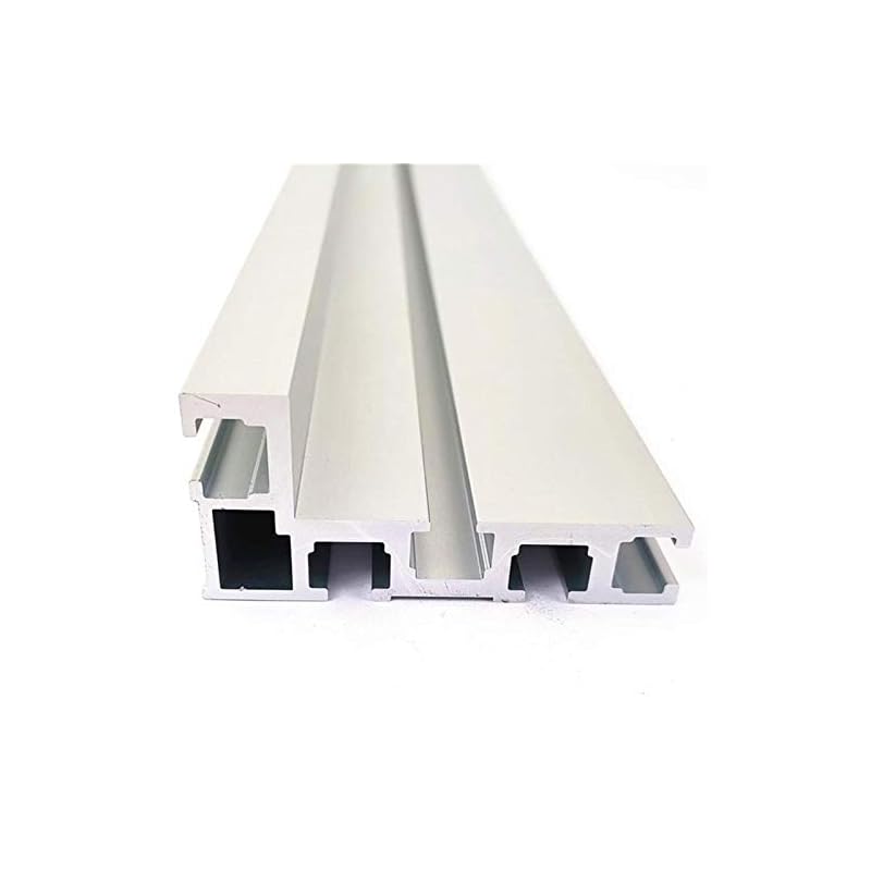 CarAngels マイタートラック テーブルソーフェンス 75mm規格 アルミ製 Tスロットトラック クランプトラック 大工ツール テーブルソーDIY用 (800MM)