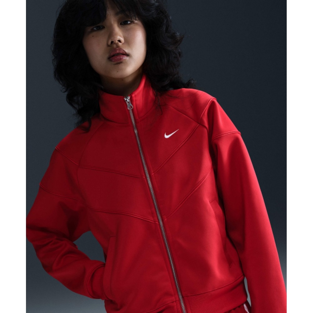 ナイキスポーツウェアウィンドランナーニットジャケット W-ユニバーシティレッド:ホワイト/ HJ0976-657