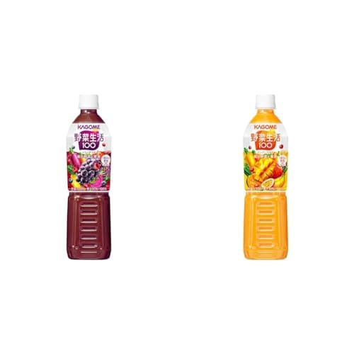 【セット買い】カゴメ 野菜生活100 ベリーサラダ スマートPET 720ml×15本 + カゴメ 野菜生活100 マンゴーサラダ スマートPET 720ml×15本 ボトル