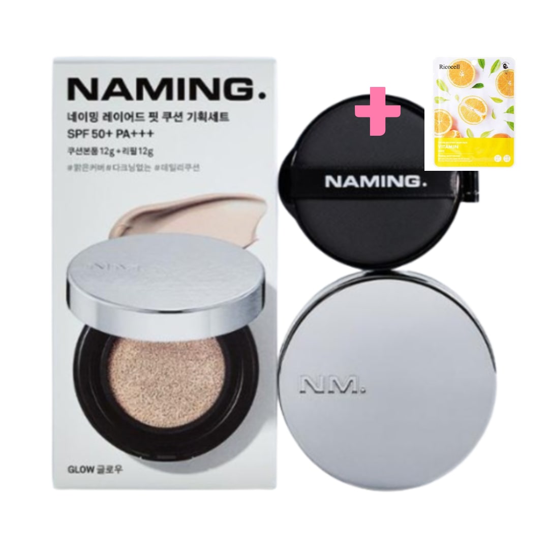 【公式/韓国正品】 肌密着カバークッション/2時間品切れアイテム/レイヤード フィット クッション企画 (本品+リフィル)/ マスクパックをプレゼント