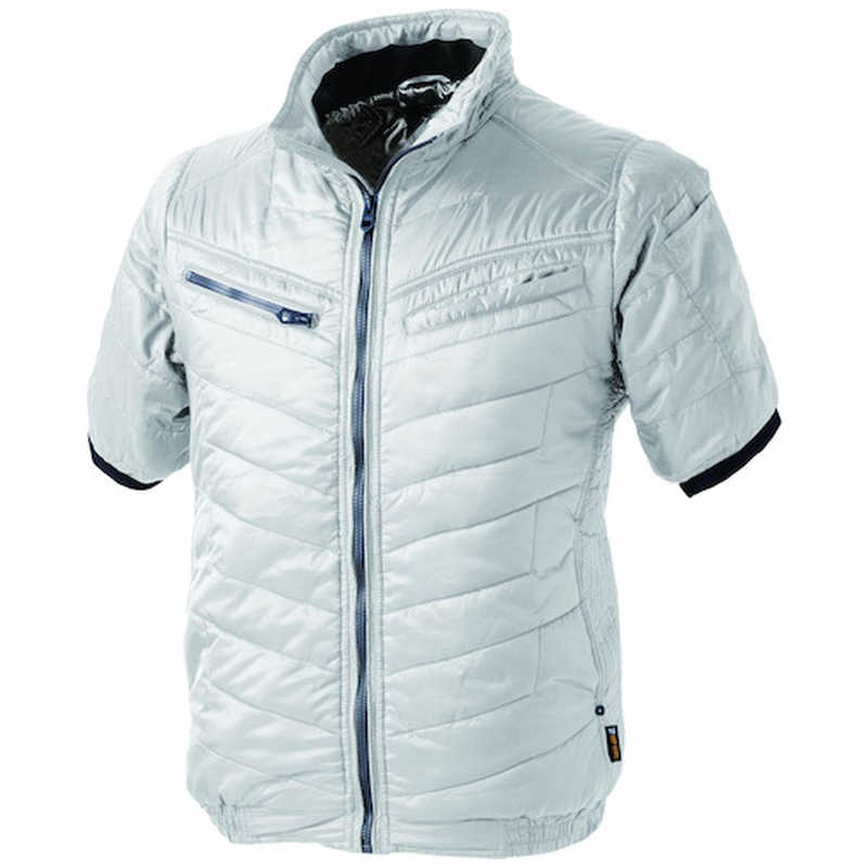 CUC　超軽ソロナ・シレー裏アルミ半袖ブルゾン シルバー　9247264L