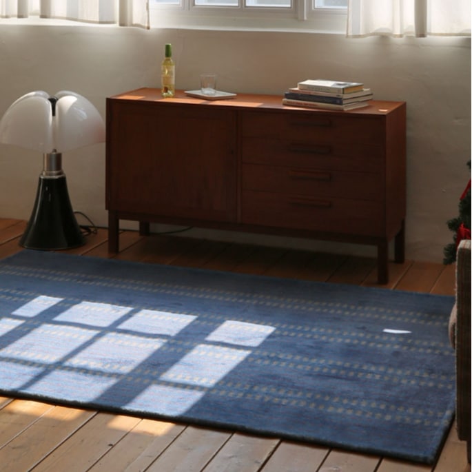 ヴィンテージブルーラグ 洗えるラグ 100x150 150x200 170x230 7,920円
