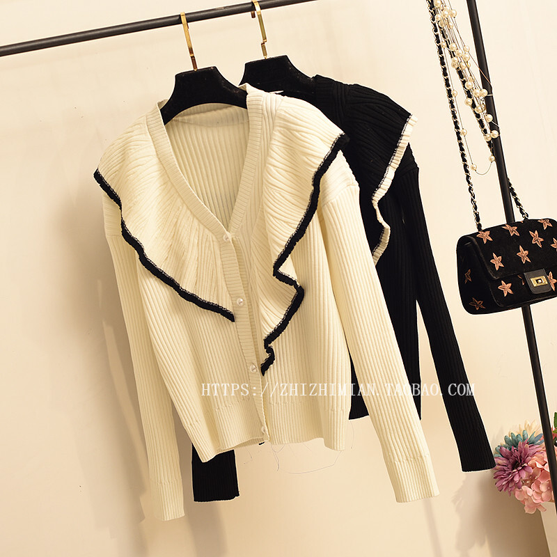 【送料無料】レディース カーディガン レース フリル トップス 長袖 アシンメトリー ひらひら