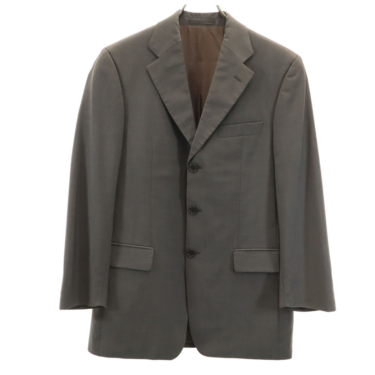 BOSS HUGO BOSS ボスヒューゴボス テーラードジャケット 44 グレー メンズ 古着