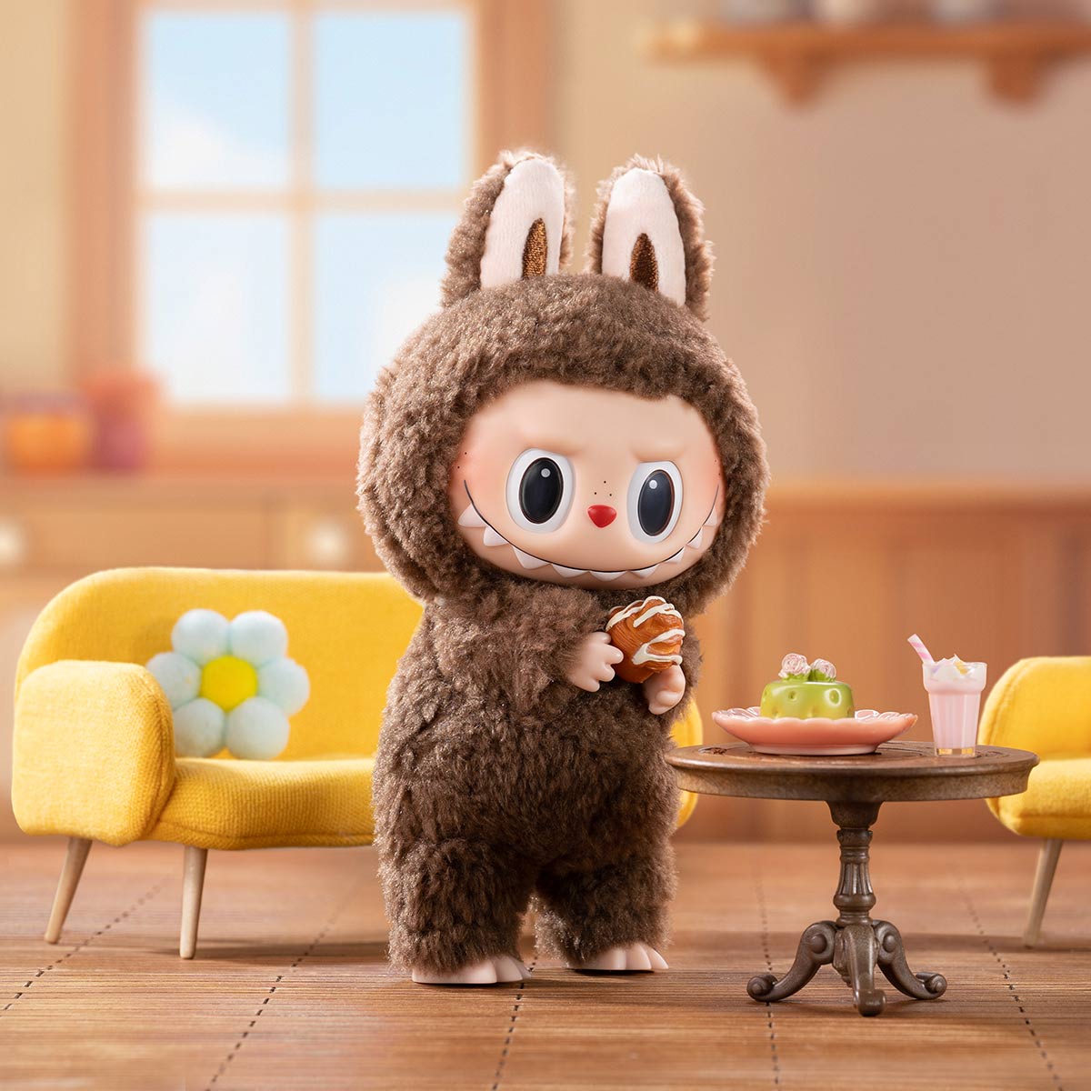 公式正規品POP MART LABUBU THE MONSTERS Exciting Macaron ぬいぐるみらふぶ 指定シ一クレットChestnut Cocoa ガチャポン ブラインドボックス
