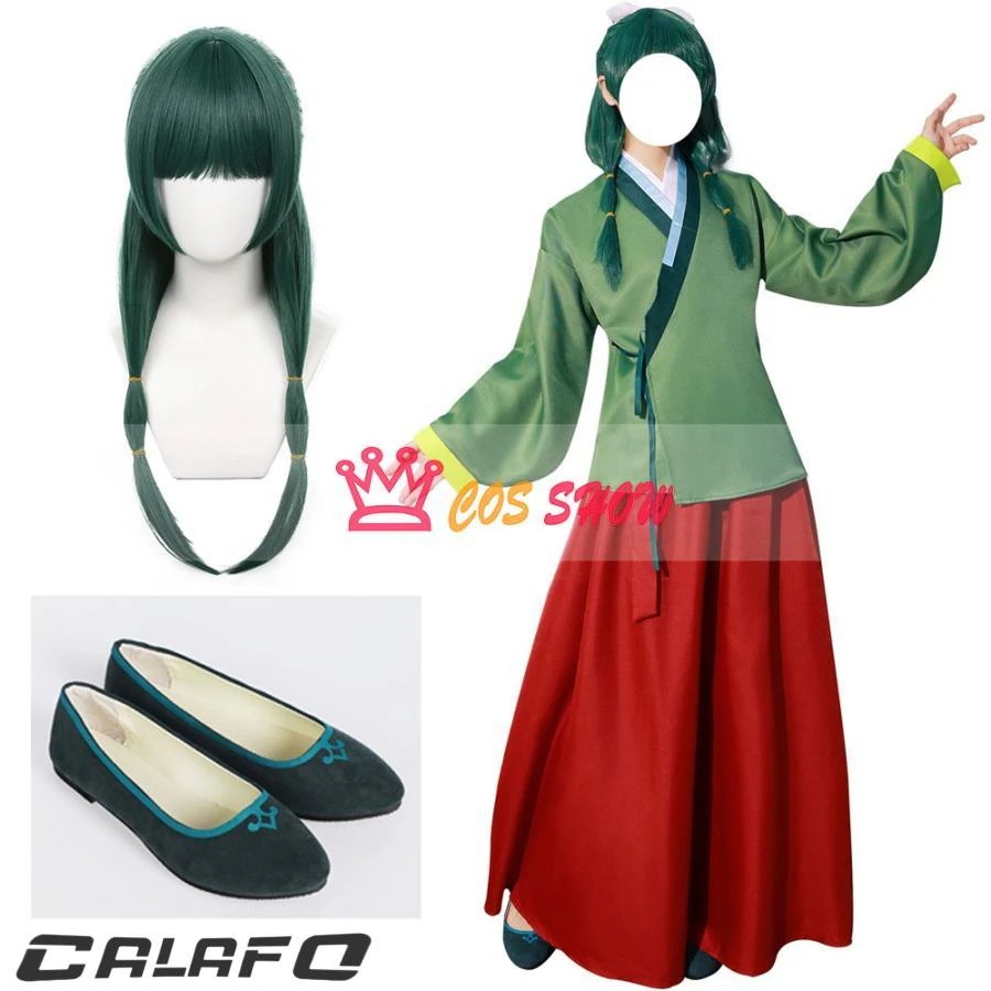 【期間限定】薬屋のひとりごと 猫猫 マオマオ 風 コスプレ衣装 薬師 漢服 仮装 ウィッグ靴追加可能 イベント クリスマス ハロウィン ステージ 文化祭 学園祭