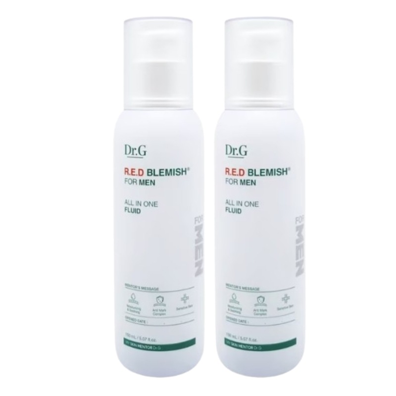 【メンズ用オールインワン】レッドブレミッシュ フォーメン フルイド 150mL×2本セット / 敏感肌向けスキンケア / さっぱり保湿 / 韓国コスメ