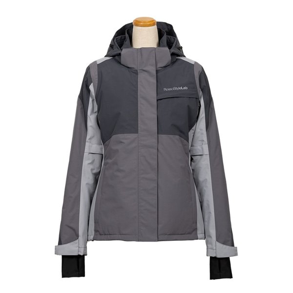 秋冬 ROJ0997 ライダースウィンタージャケット レディース グレー Sサイズ ROJ0997/GRAY/S