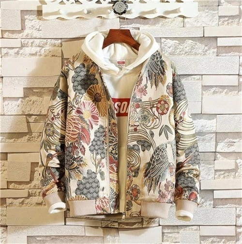 【即日発送】大人気 スカジャンメンズ 和柄 刺繍 ジャンパー ブルゾン バイクジャケット アウターライダース 長袖 大きいサイズあり