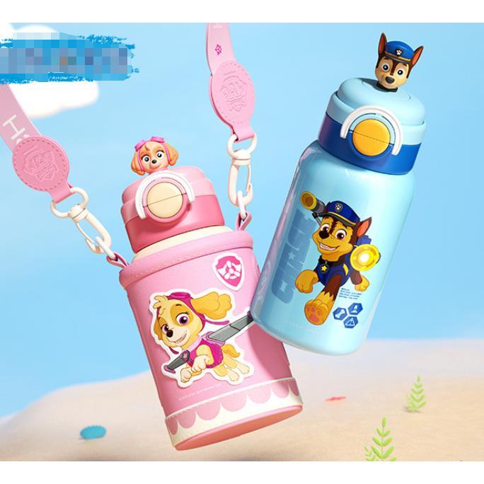 [特色のある商品]パウパトロール (Paw Patrol)水筒 ステンレスボトル キッズ 2way 直飲み コップ付 子供 保温 保冷 軽量 450ml