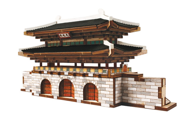 YoungModeler 景福宮シリーズ 光化門 木の模型 立体パズル 木のおもちゃ