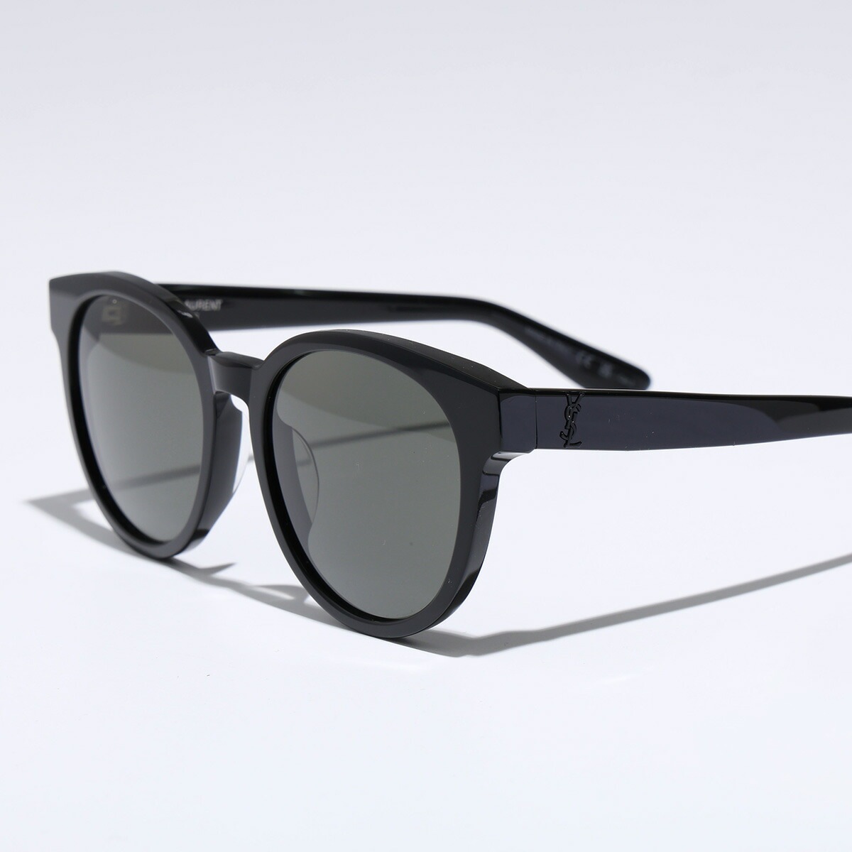 SAINT LAURENT サンローラン サングラス SL M25/K レディース ボストン型 セルフレーム フルリム カサンドラ メタルロゴ アイウェア カラー2色