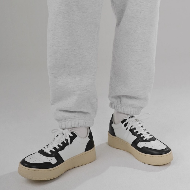 【JFGMALL】6cm高さスニーカーラオンブラック