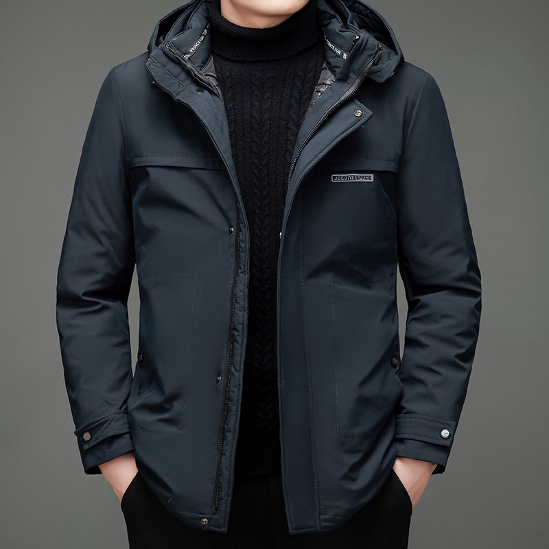 中綿ジャケット メンズ ジャケット ブルゾン アウター フーディッド マウンテンパーカー 中綿入り 防風 防寒 あたたか