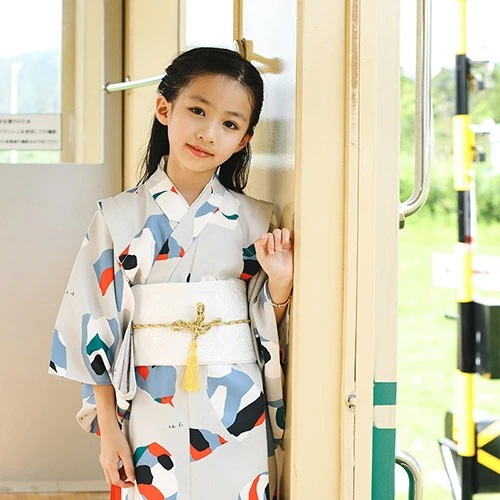 ときめきデイズ子供浴衣 浴衣単品 キッズ浴衣 女の子 和装 着物 単品 子供 キッズ かわいい おしゃれ 夏祭り お祭り おまつり 花火大会 七五三 90-140cm