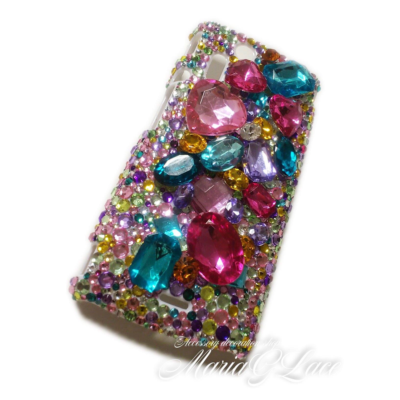 iPhone14 ケース デコ キラキラ MultiBijou スマホケース スマホカバー クリア かわいい 軽量 ハードケース シンプル 全面 プレゼントに レディース