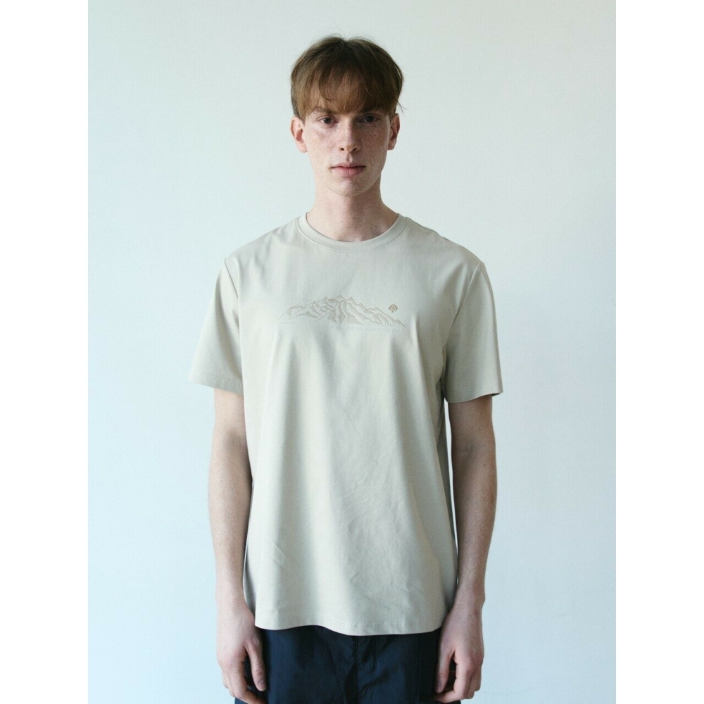 HUMTTO リッジグラフィックショートスリーブ T シャツオール用