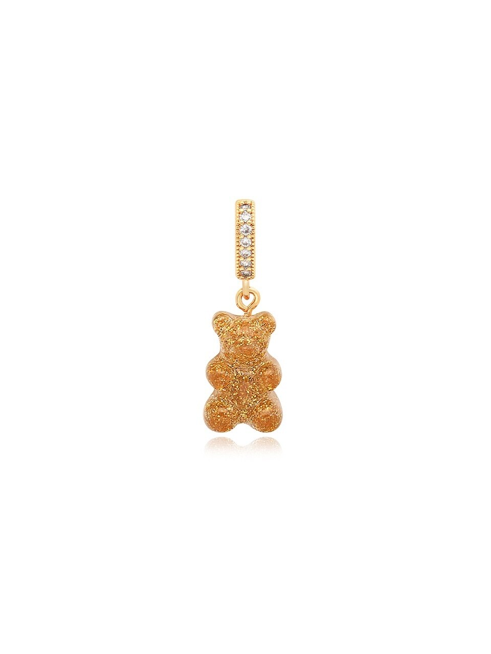 クリスタルヘイズクリスタルヘイズノスタルジアベア 24K パヴェコネクター女性用チャーム