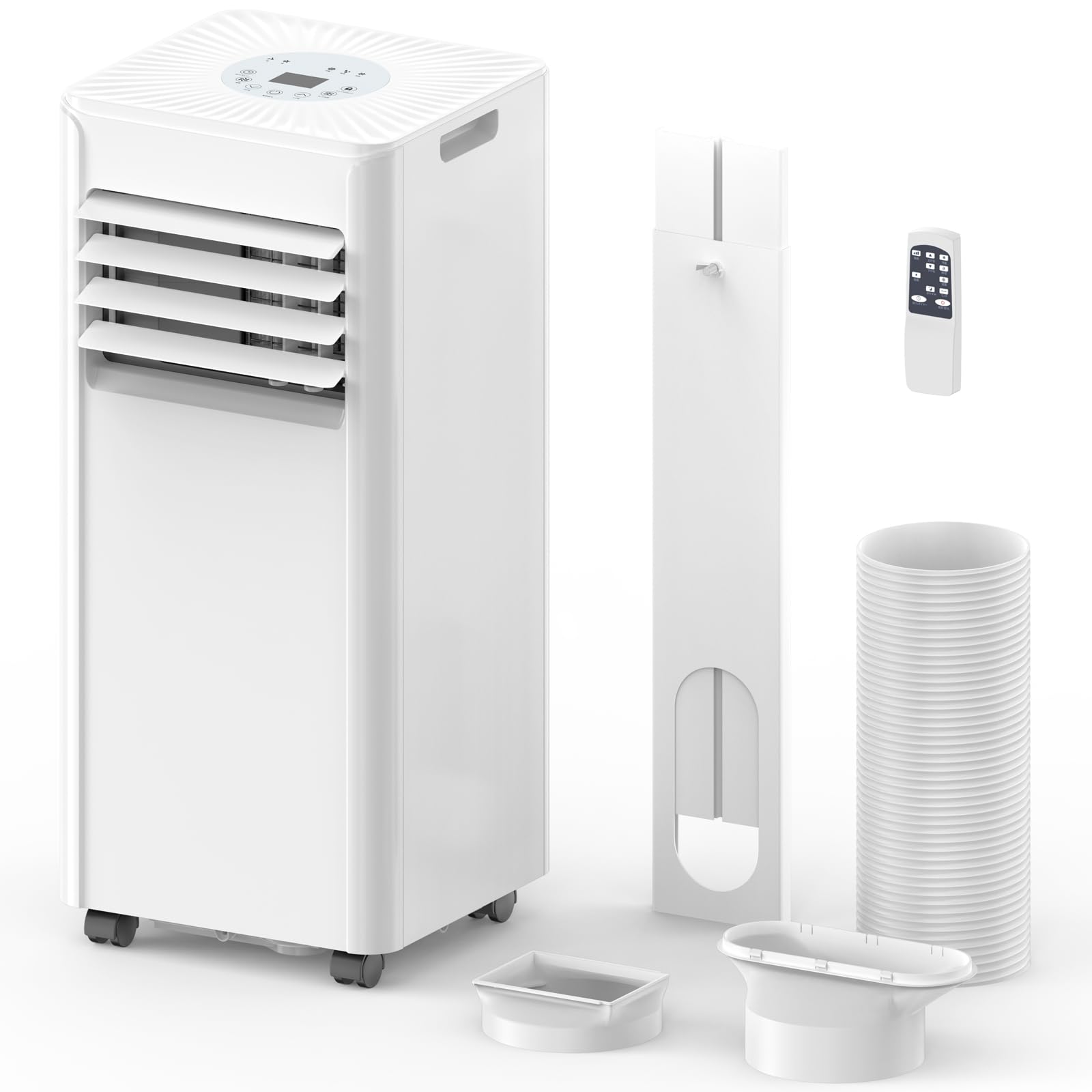 Brehobo スポットクーラー 家庭用 スポットエアコン 工事不要 2.63kW【2025新モデル】移動式エアコン 冷房10畳 除湿40L/日 送風 ポータブルクーラー ノンドレン式 ポータブルエア