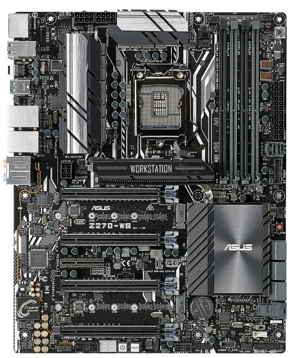 ASUS Z270-WS LGA1151 DDR4 64G DP HDMI ATX Motherboard