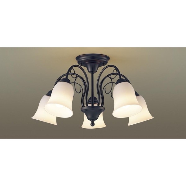 LGB57565K [吊下型 LED（電球色） シャンデリア Uライト方式 白熱電球60形5灯器具相当/10畳]