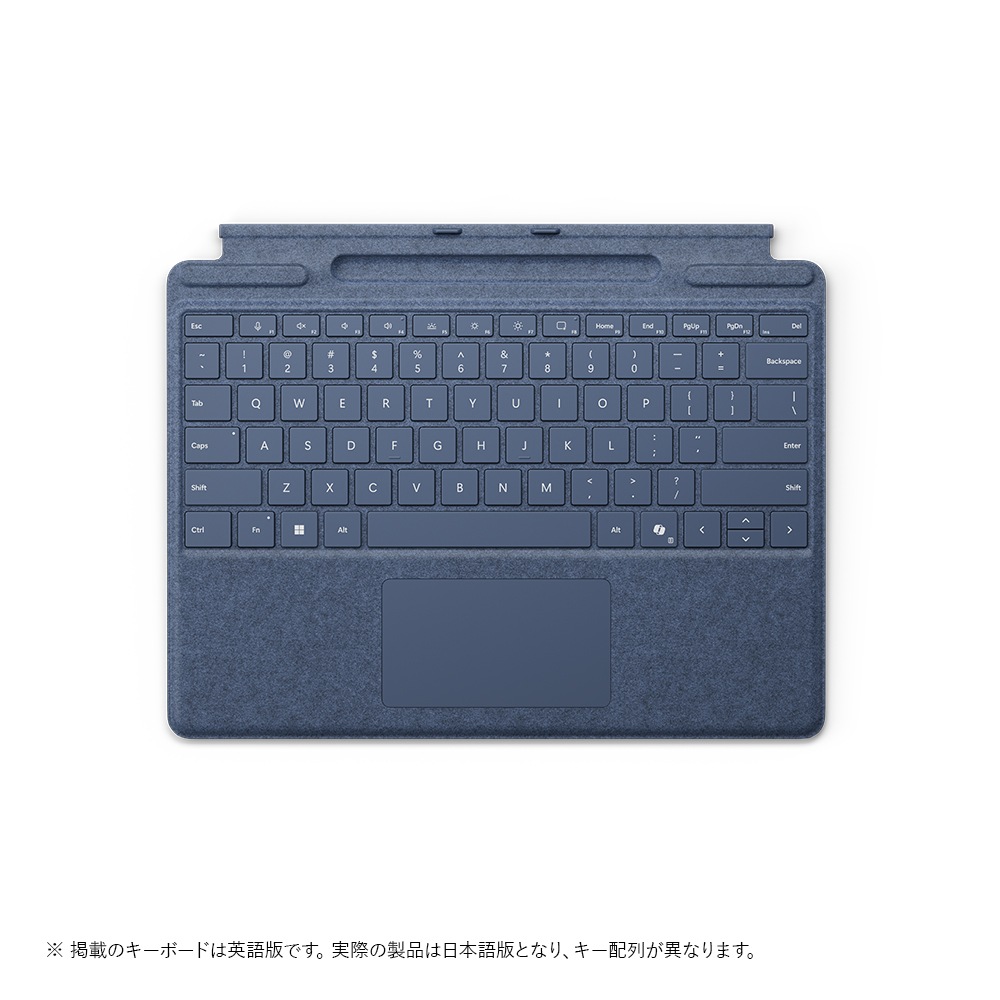 マイクロソフト 8XA-00233 Surface Pro 13 インチ キーボード（ペン収納付き/スリム ペン別売り） サファイア 8XA00233PRTPCVSA