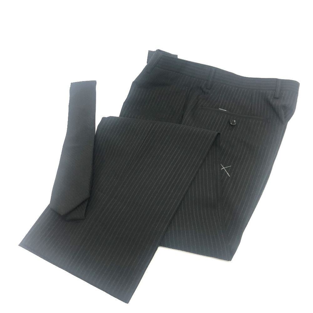 no brand ノーブランド パンツ ネクタイ スーツパンツセット ボトムス アパレル ブラック