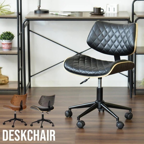 オフィスチェア デスクチェア 椅子 チェア 学習椅子 パソコンチェア 社長椅子 ワークチェア チェアー おしゃれ イス 事務椅子 キルティング レトロ ヴィンテージ