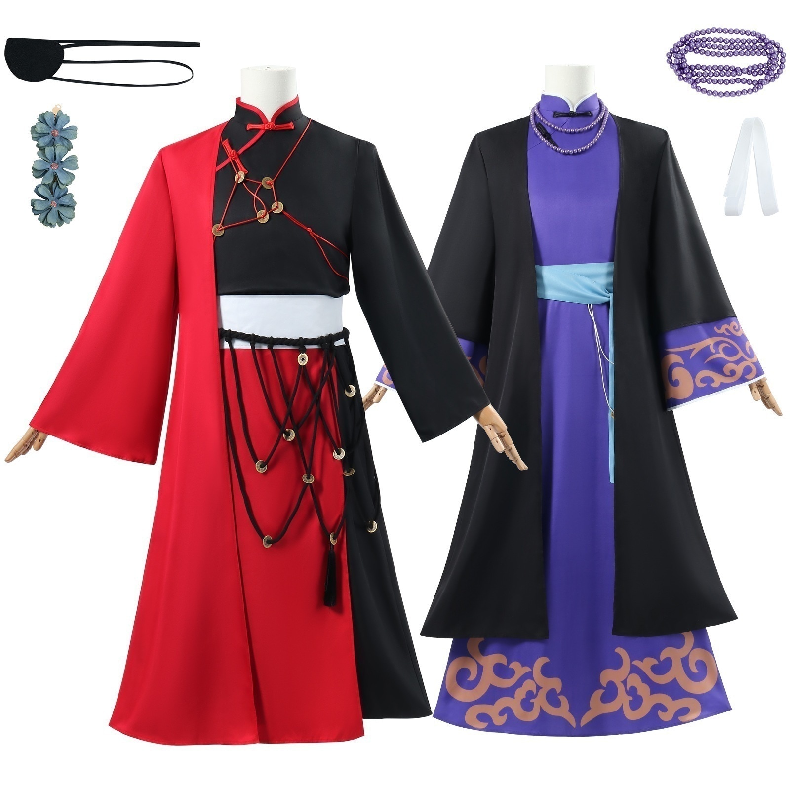 【人気爆売れ】頭七怪談cos コスプレ コスチューム毓君毓青コスプレ にじげんアニメコスプレいしょう