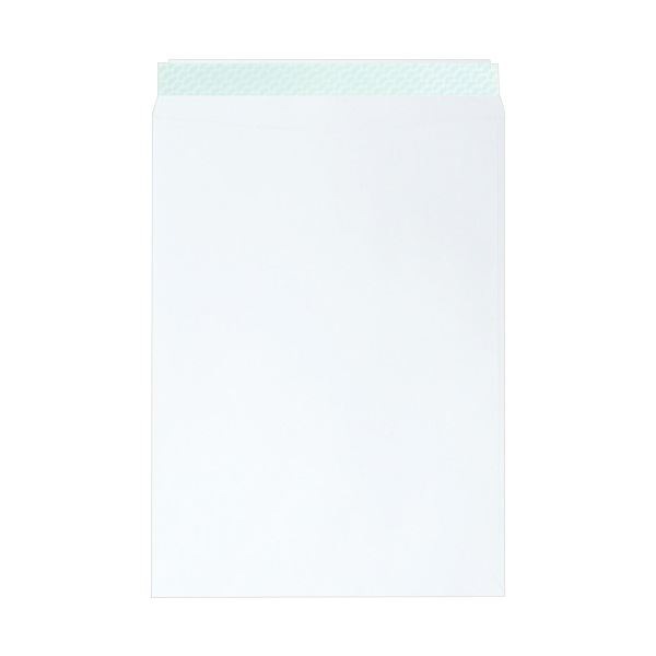 （まとめ）キングコーポレーション ホワイト封筒角形A4 80g/m2 枠なし テープ付 KA4W80Q100 1パック(100枚)(×5セット)